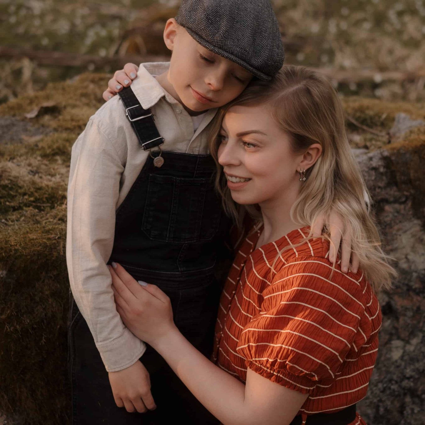 Familjefotograf, mamma och barn