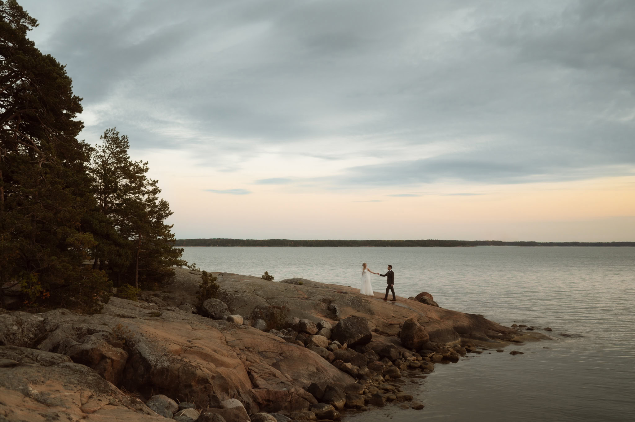Bröllopsfotografering Åbo, bröllopsporträtt, brudpar